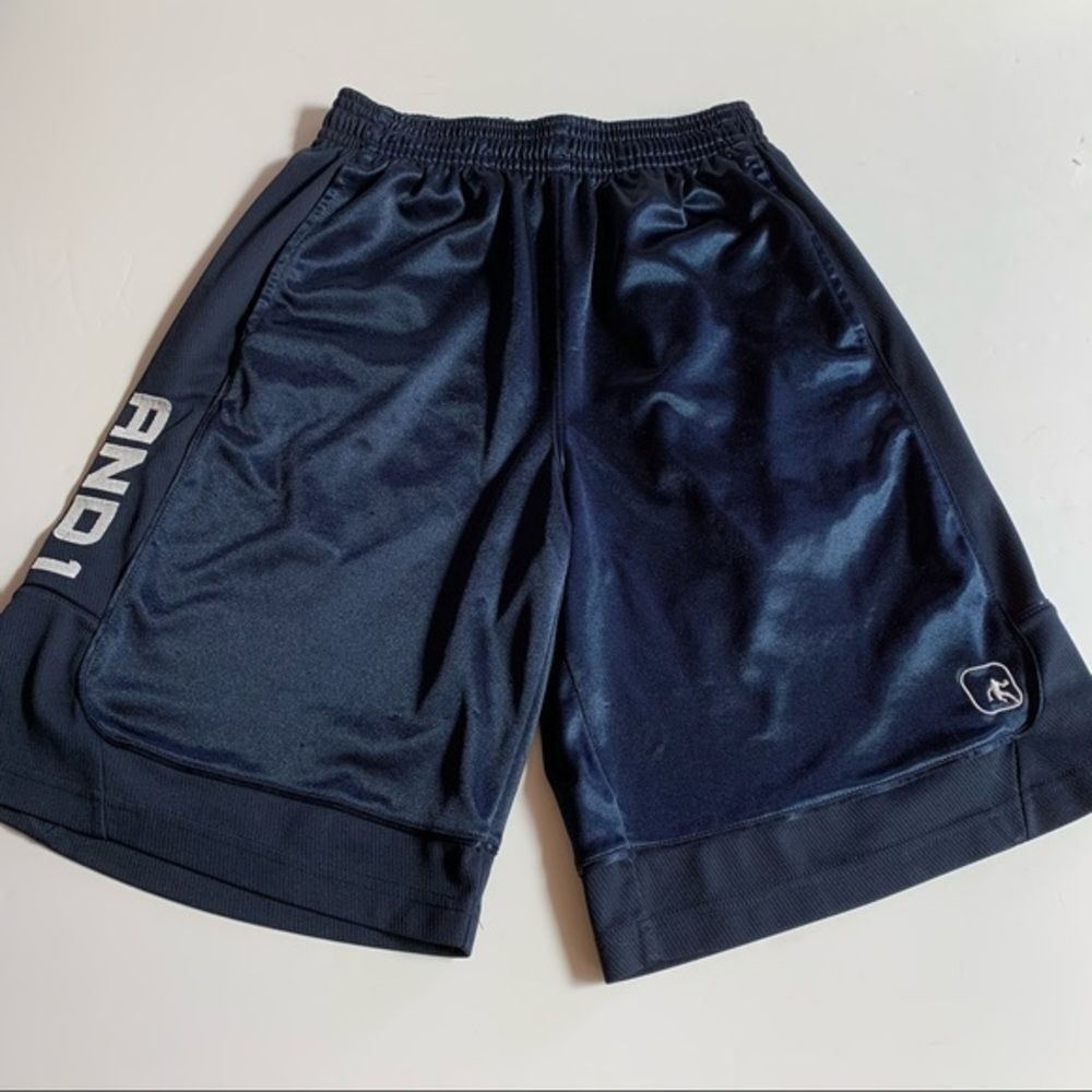 And1 Navy Blue Athletic Shorts‎ M